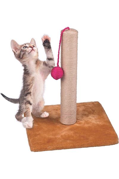 Pet Comfort Cat scratching post with toy 30 cm
