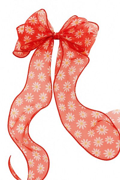 MakeWell Daisy Design Lace Long Bow Hairpins