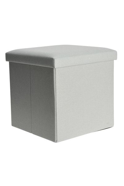 Excellent Chair / cushion with storage space gray-green