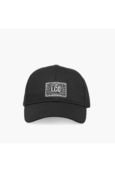 Lee Cooper Lee Cooper Applique Detail Cap with Buckled Strap Closure
