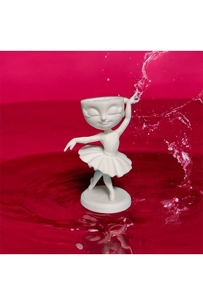 Bonolupo Ballerina Cappuccina 10 cm Brainrot Character Figure - Slightly Flawed (Not Preventing Use) Product