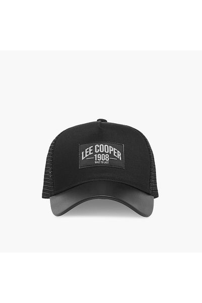 Lee Cooper Lee Cooper Logo Detail Panelled Cap with Snap Back Closure
