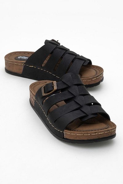 CCWAY AYAKKABI Women's Buckle 4-Piece Slippers
