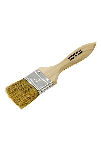 Chef Craft Pure Natural Bristles Wooden Handle Pastry Brush Beige and Brown 2inch