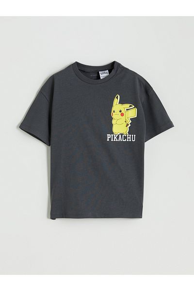 LC Waikiki Crew Neck Pikachu Printed Boys' T-Shirt
