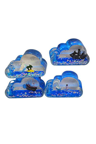 Banadabak BATMAYAN YÜZEN GEMİ CY-136 KALEMLİKLİ BULUT TASARIMLI DEKORATİF EŞY...