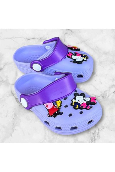 AkınalBella Baby Girl Light Sole Soft Closed Front Slippers Sandals
