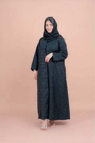 IKKXA Crystal Bloom Printed Abaya