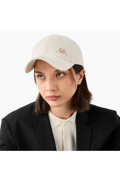 Kappa Kappa Logo Embroidered Cap with Buckle Strap Closure