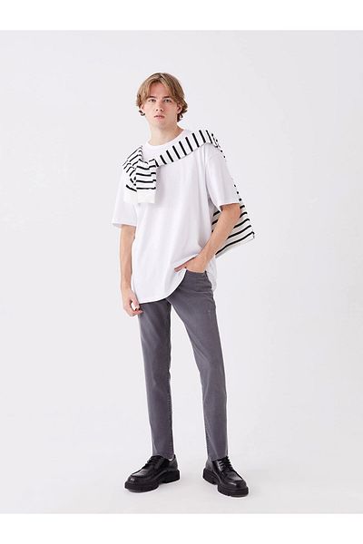 LC Waikiki Ανδρικό τζιν LCW Jeans Grey 760 Skinny Fit