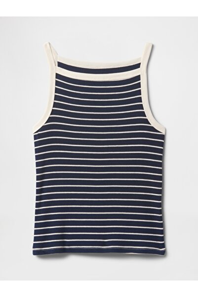 GAP Kadın Lacivert Halter Yaka Modern Atlet