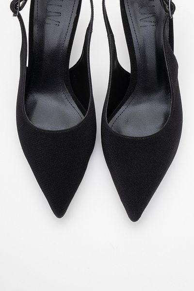 LuviShoes Γυναικεία παπούτσια με τακούνι CAİSA Black Glitter