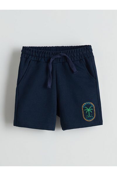 LC Waikiki Printed Boys' Shorts with Elastic Waist