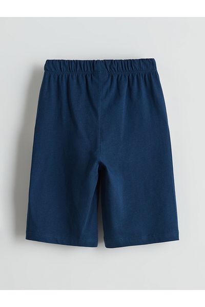 LC Waikiki Bedruckte Pyjama-Shorts für Jungen mit elastischem Bund