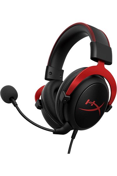 HyperX Cloud II Gaming Headset for PC & PS4 & Xbox One, Nintendo Switch, Red