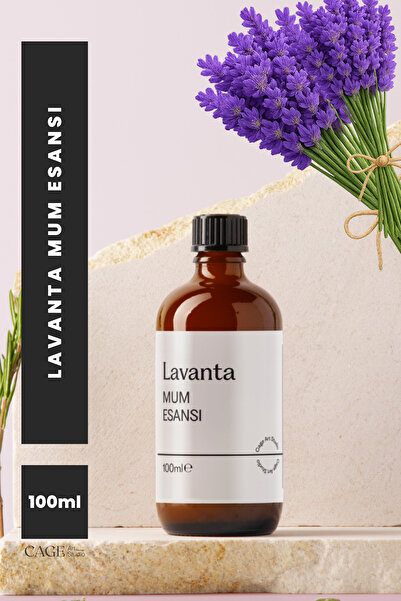 Cageartstudio Lavanta Mum Esansı 100 Ml, Yüksek Kalite Mum Esansı, Mum Koku E...