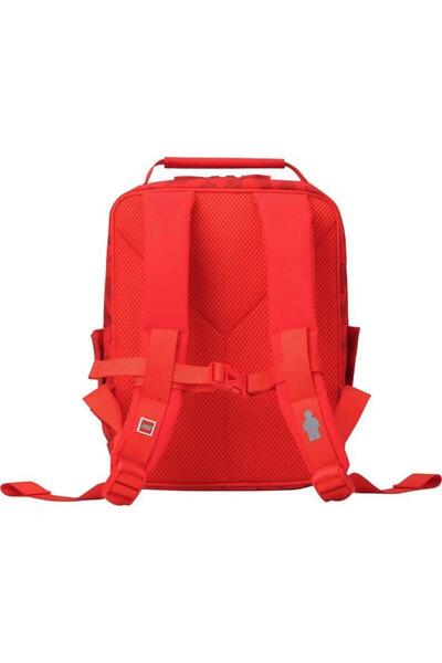 LEGO Lego Tribini Classic Small Casual Backpack, Filled Minifigure design, red, 28.5 x 12 x 22.5 cm
