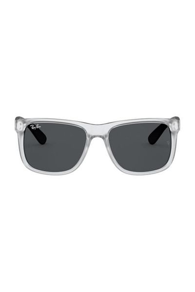 Ray-Ban Men's Sunglasses RB4165 6512/87 Justin Clear Matte, Rectangular, 54 Mm