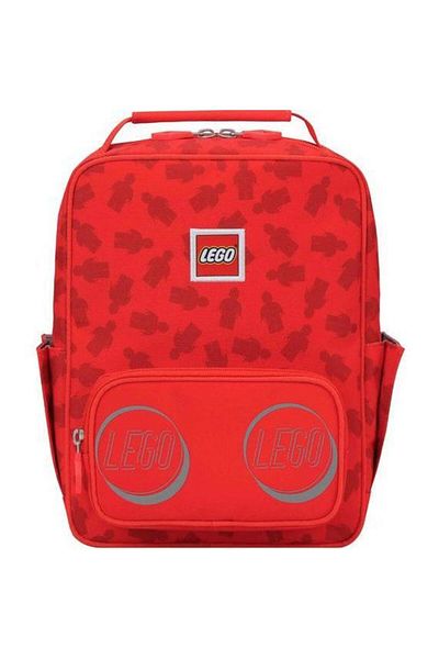 LEGO Lego Tribini Classic Small Casual Backpack, Filled Minifigure design, red, 28.5 x 12 x 22.5 cm
