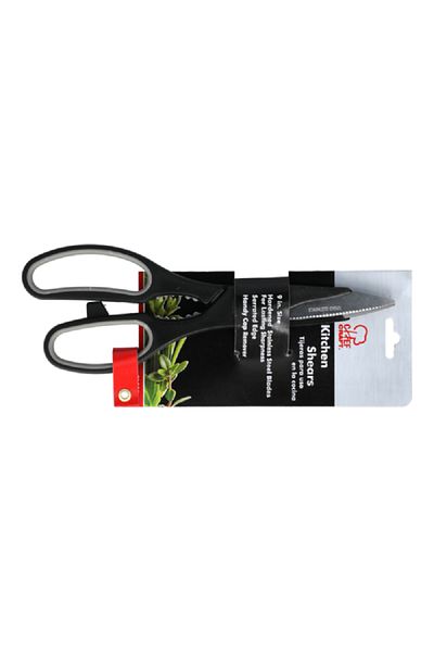 Chef Craft Stainless Steel Kitchen Shear Black 9inch