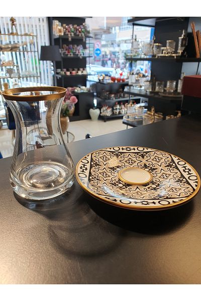 Canba Glazze Elite Ala Tea Set 12 Pieces for 6 People