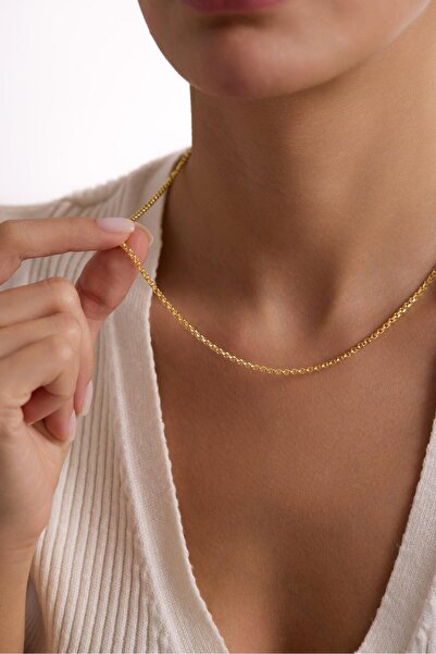 Tufanlar Kuyumculuk 14 Ayar Doç Zincir Altın Kolye (2.05 mm)