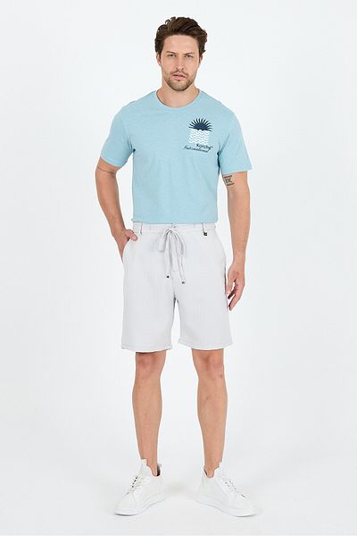 Rodi Men's Striped Pocket Summer Shorts - Comfortable Fit Stylish Shorts Suitable for Sports and Daily Use 2314