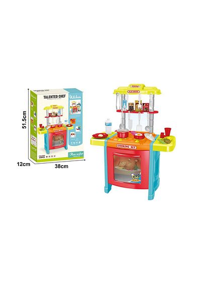 OEM Kitchen with 42 accessories Ocie Talented Chef Red