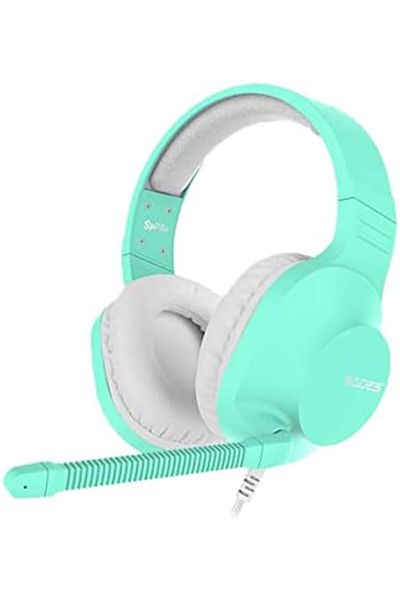 Sades (SA-721 -CYAN) SPIRITS GAMING HEADSET, 3.5MM, CYAN, COMPATIBLE - PS4/ PS5, XBOX ONE & SERIES X