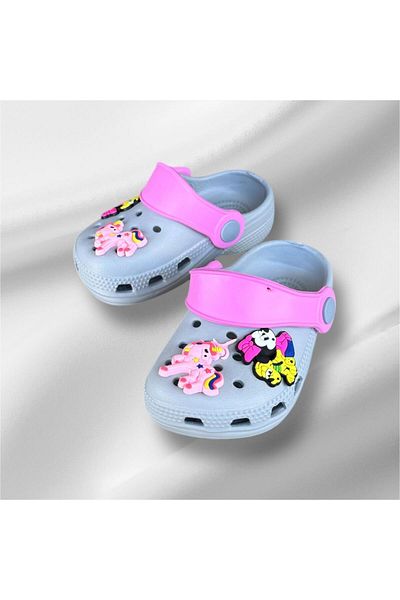 AkınalBella Baby Girl Light Sole Soft Closed Front Slippers Sandals