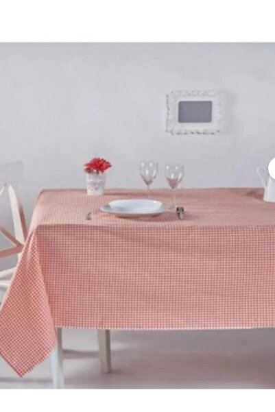 GOLDRİSE Piti Checkered Cotton Table Cloth Picnic Cloth Nostalgic Cloth 140*140 cm