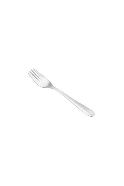LYFE 4-Piece High Quality Stainless Steel Cake Fork Set Silver