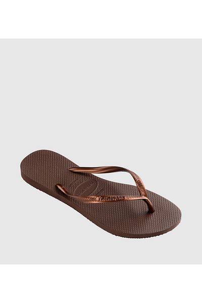 Havaianas صندل HAV. SLIM بني للنساء