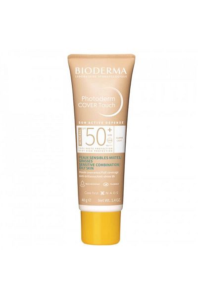Bioderma Fluid Cover Touch cu SPF50+ Photoderm, 40 ml, Nuanță deschisă