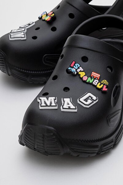 CCWAY AYAKKABI Women's Sabo Slippers BLACK