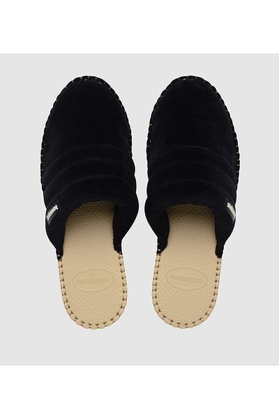 Havaianas Black HAV. MULE GOMOS FUR Women's Slippers