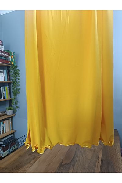Blotch Premium Lycra Yellow Color Lycra Sandy Jersey Shawl