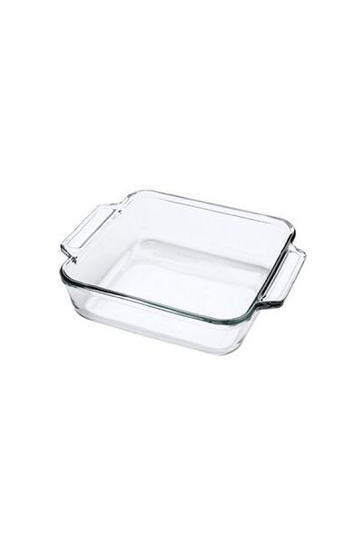 Anchor Hocking Essentials Dishwasher and Microwave Safe Square Glass Cake Dish Clear 2quart