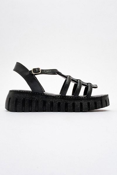 CCWAY AYAKKABI Women's 3-Piece Sandals Black
