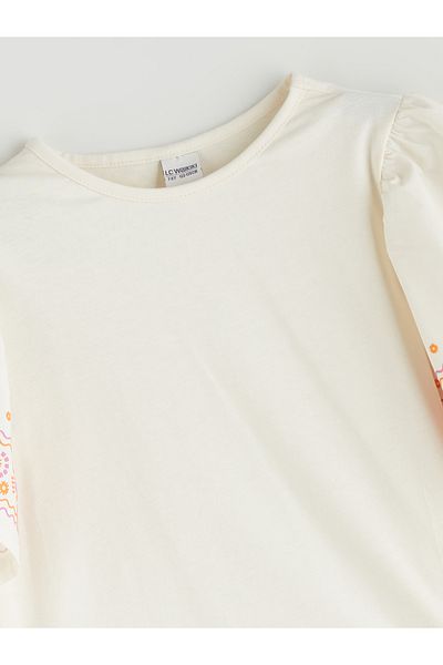 LC Waikiki Κοριτσίστικο T-Shirt με λαιμόκοψη