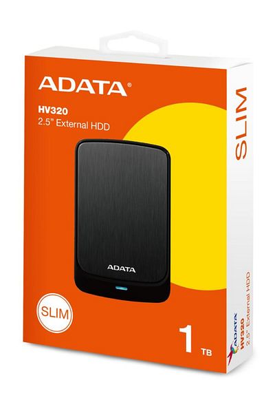 Adata HV320 External HDD Slim Hard Drive | Compatible with PS5 XBOX