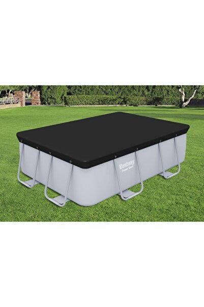 BESTWAY ® 58442 Dikdörtgen Havuz Örtüsü - 2,82 m x 1,96 m Yerüstü Havuzlar için