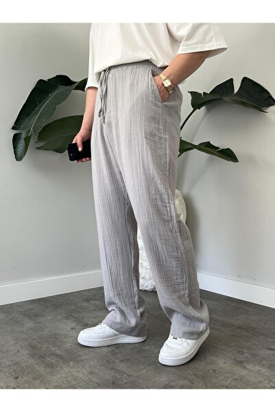 Quik-max MÜSLİN BAGGY KALIP PANTOLON