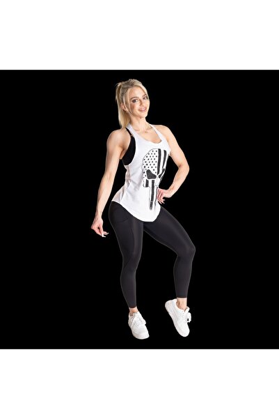 BETTER BODIES Skull Bowery Tank 111157001 - White