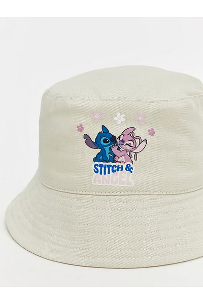 LC Waikiki Lilo and Stitch Printed Girl's Bucket Hat