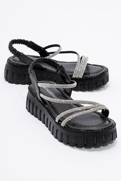 CCWAY AYAKKABI Woman's buckled ballet black