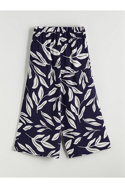 LC Waikiki Floral Γυναικείο Κάπρι με Ελαστική Μέση