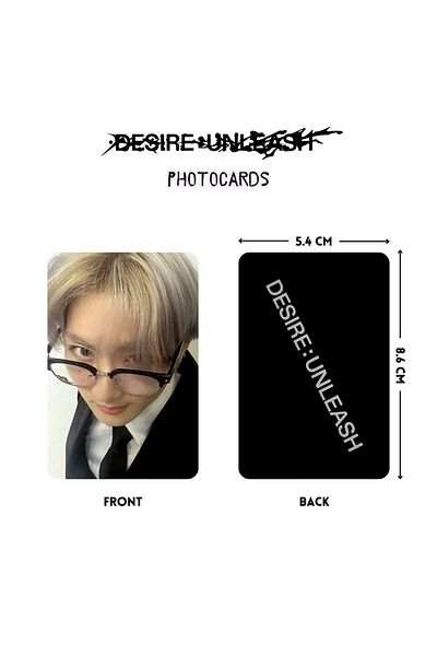 Kpop Dünyasi Enhypen Jungwoon'' Desire : Unleash'' Photocards