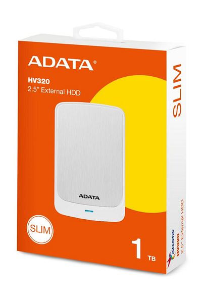 Adata HV320 External HDD Slim Hard Drive | Compatible with PS5 XBOX