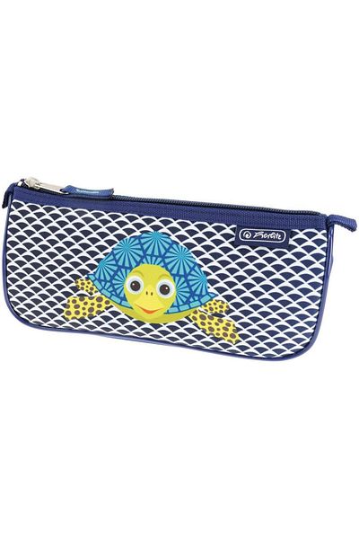 Herlitz Penar Herlitz motiv Cute Animals Turtle, triunghiular sport, dimensiune 22 x 9 x 7 cm
